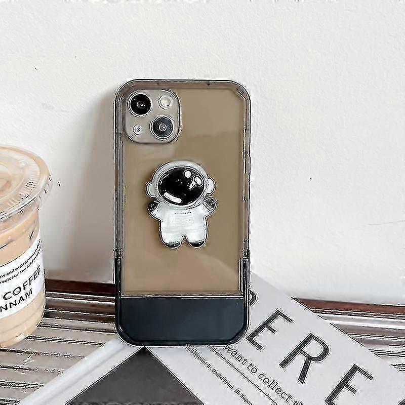 Luminous 3d Astronaut Case Compatible With Iphone 13 Pro Max/13 Pro/13, Tpu Shockproof Kickstand Cover