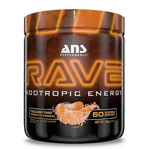 ANS Performance Rave Nootropic Tangerine Twist, 252 Grams (Pack of 2)