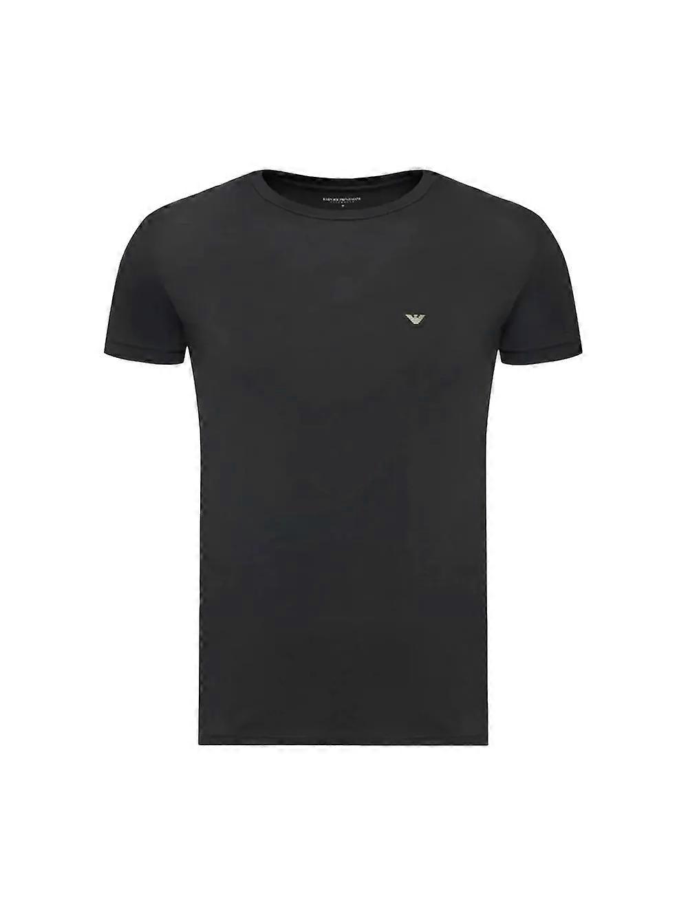 Emporio Armani Eagle 男士 T 恤 黑色