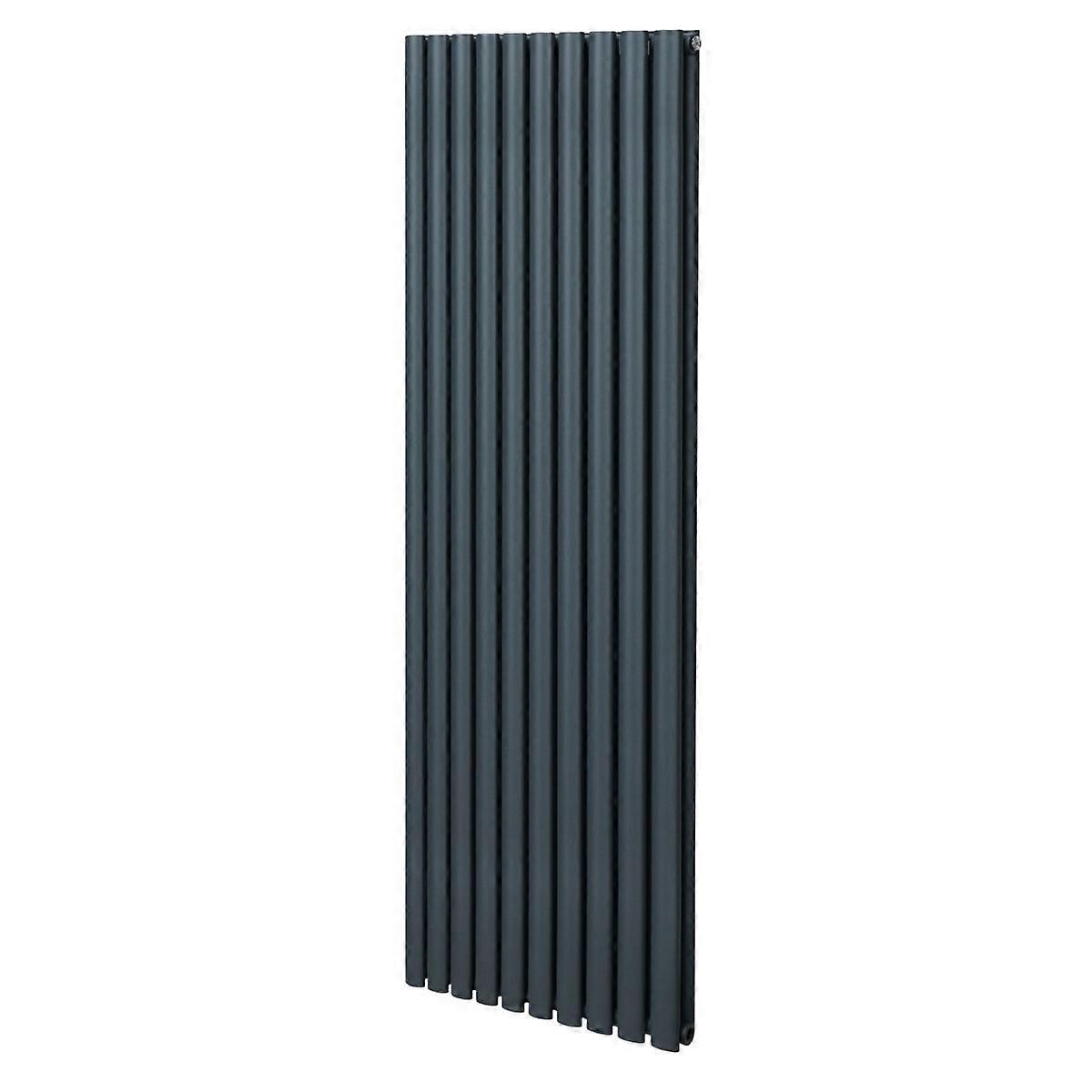 Oval Column Radiator – 1800mm x 600mm – Anthracite Grey