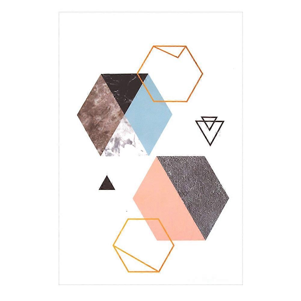 Decorative Geometer Canvas Art Geometric Wall Art Canvas Painting Poster Bedroom Living Room Decor