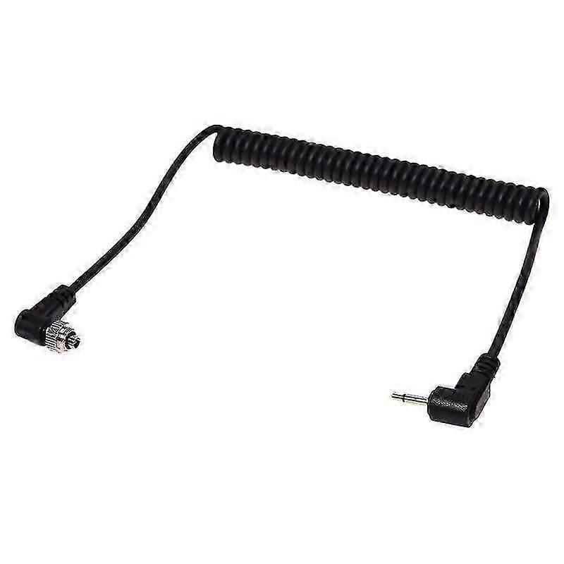 Utsökt 2,5 mm till hane PC Flash Sync Cable Screw Lock för Trigger