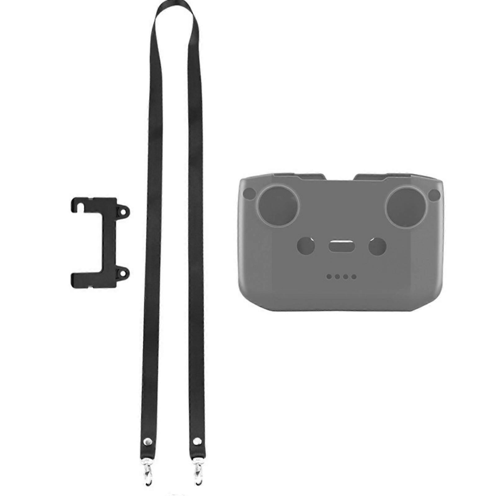 Protective Silicone Case Sleeve with Lanyard Strap Clip for Mini 3/4 Drones Remote Controller Protective Sleeve  Gray