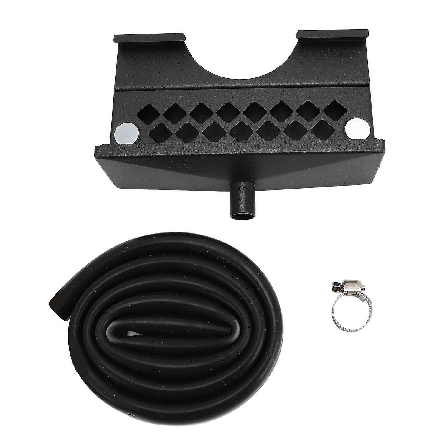Rear Grease Drainage Funnel Large Capacity Grease Catcher Iron Magnetic Grease Funnel With Grease Ga