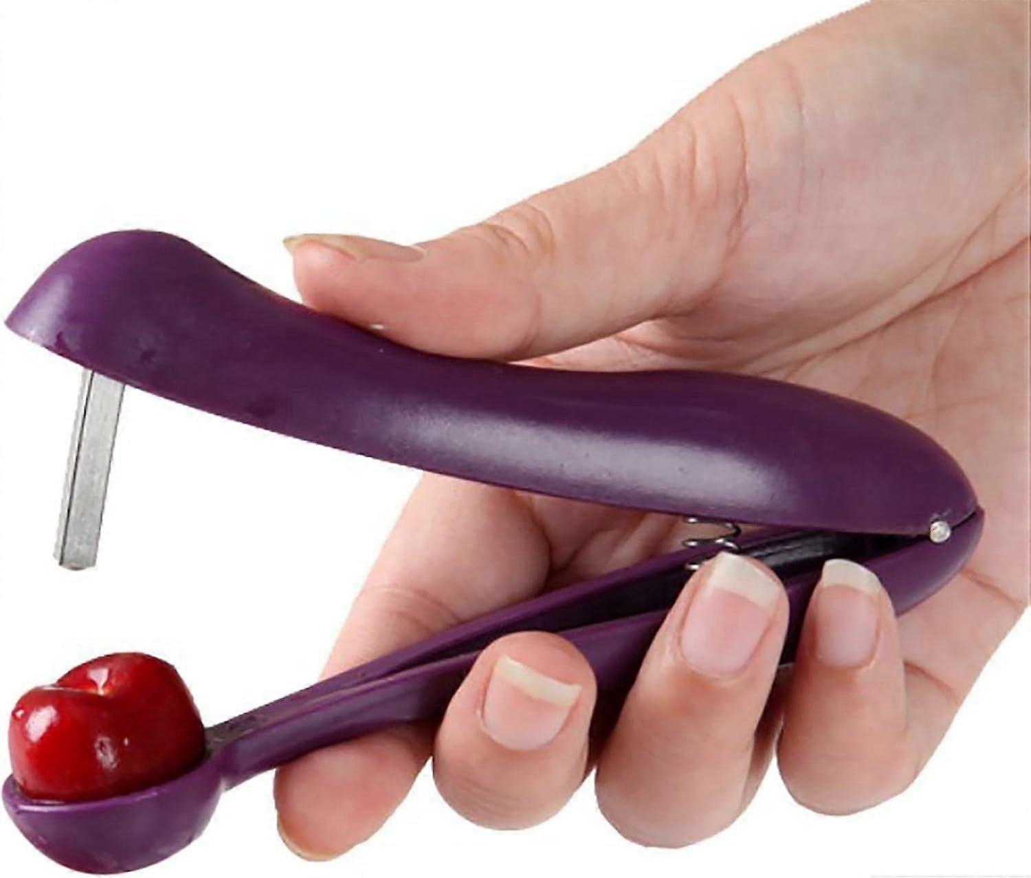 Cherry Pitter, Professional Cherry Pitter, Olive Pitter Tool, Fruit Pitter Tool, Heavy Duty Multi-Tool for Cherry, Olive, Hawthorn, Red Dates