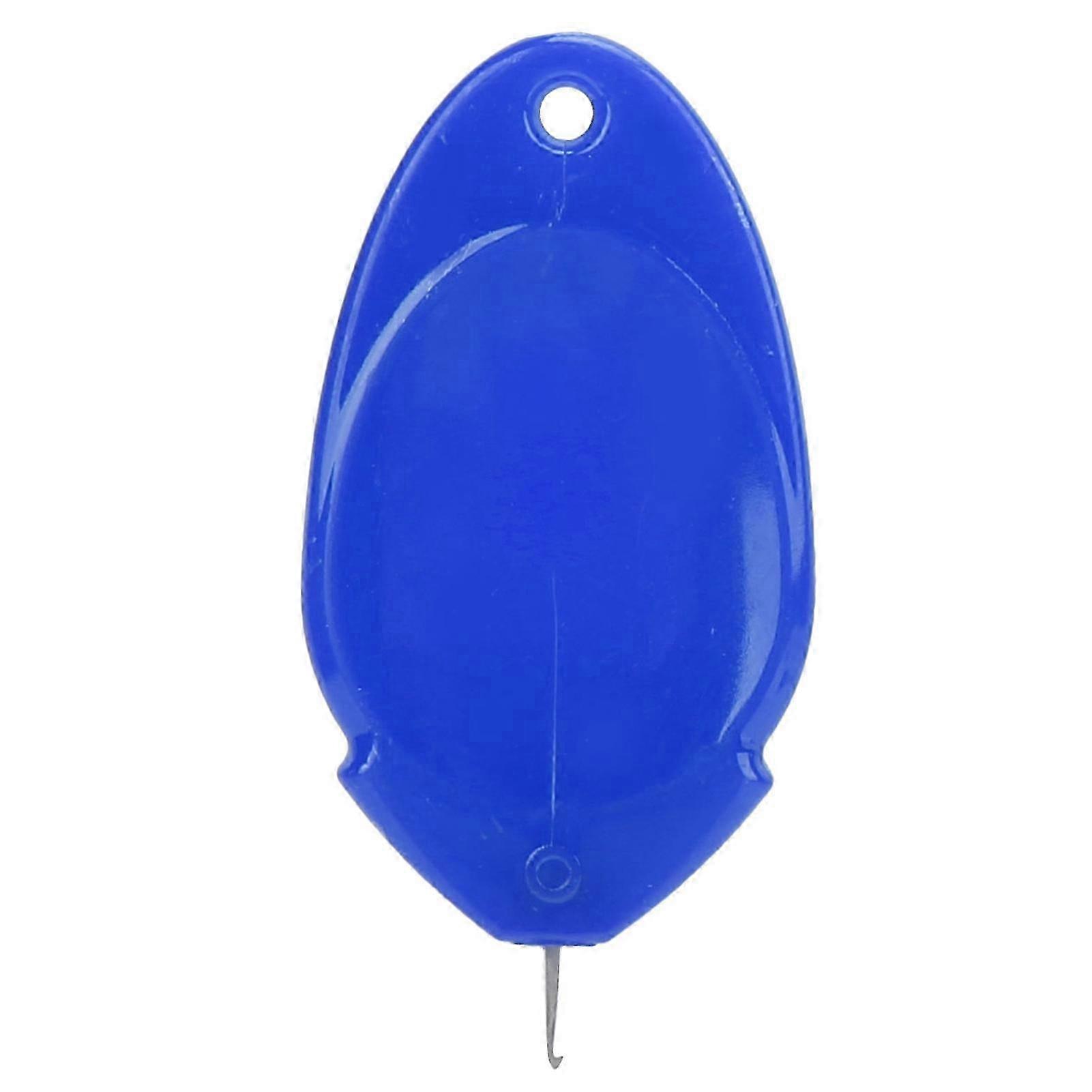 Needle Threader Portable MultiColored Plastic Tailoring Tool for sying laging (blå 504)