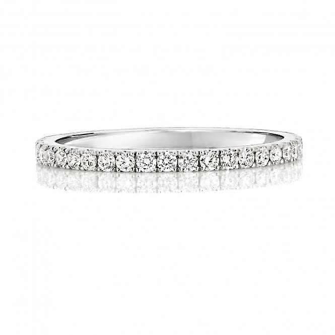 Wedding Band 18ct Diamond Half Eternity Ring WQ268W/I
