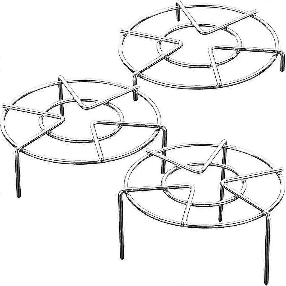 3 Piece Stainless Steel Tripod Stand, 3 Sizes Heavy Duty Pressure Cooker Steam Rack, Steam Rack