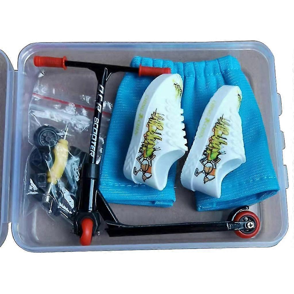 Scooter à doigts avec pantalon chaussures Mini Finger Toy Set Tiny Finger Scooters Dxldv