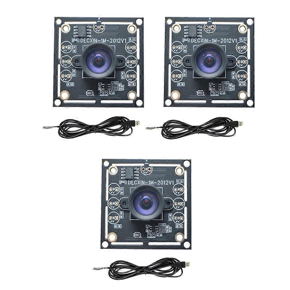 3PCS 100 Degree Camera Module OV9732 1MP 1280x720 30fps USB Camera
