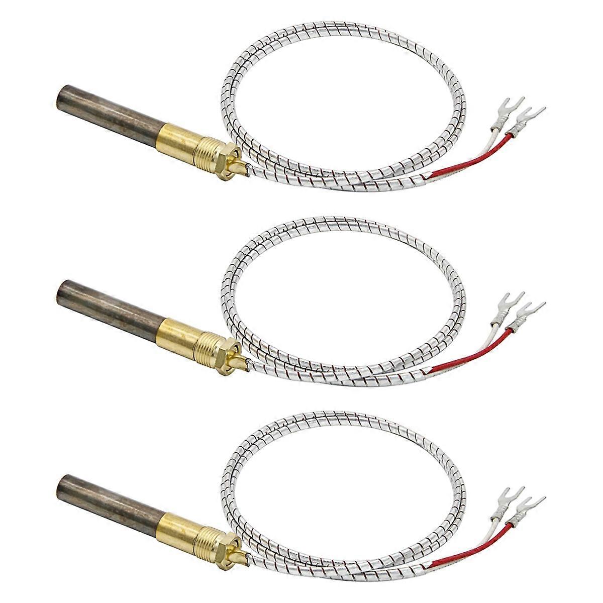 36In 750mv Thermopile Fit for Heat Glo Heatilator, 750℃ Millivolt Thermocouple Replace for Fireplace