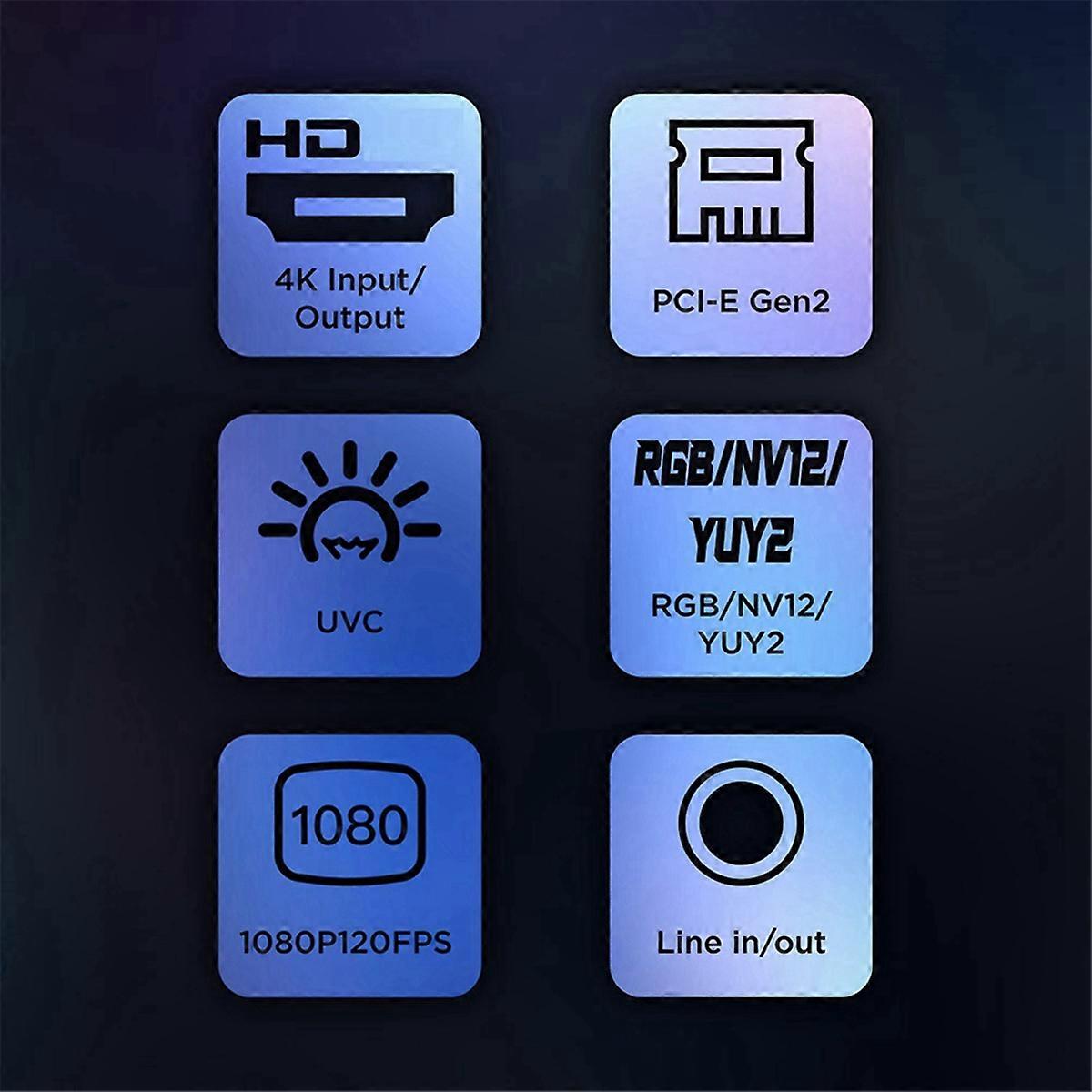 Live Gamer Raw PCIE 4K Video Game Capture Card Record and Live Stream