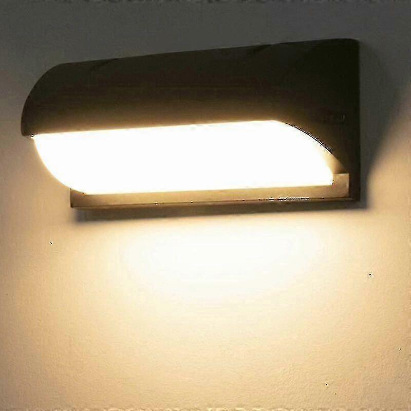 モーションセンサー付き18w屋外ウォールライト、3000kウォームホワイト屋外ウォールライトIP65レーダー屋外ウォールランプ通り、庭園、テラス、ガレージ用-YV