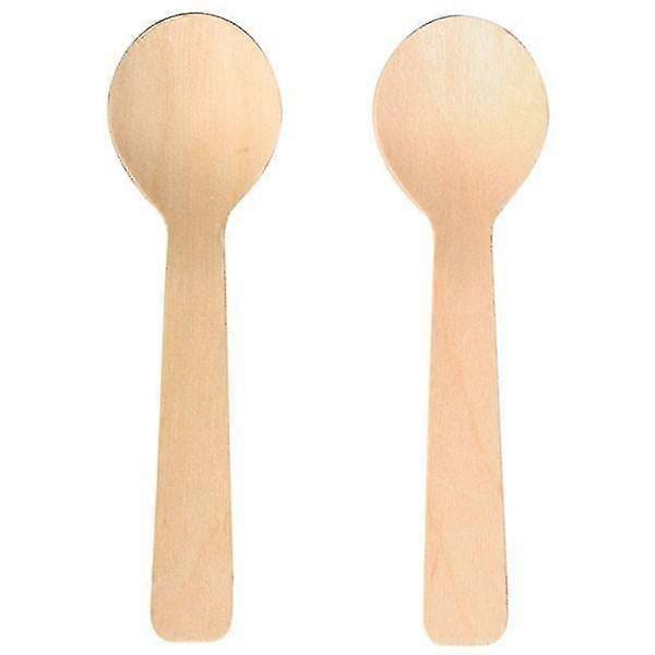 10 cm langer Holzspatel Sechser-Set