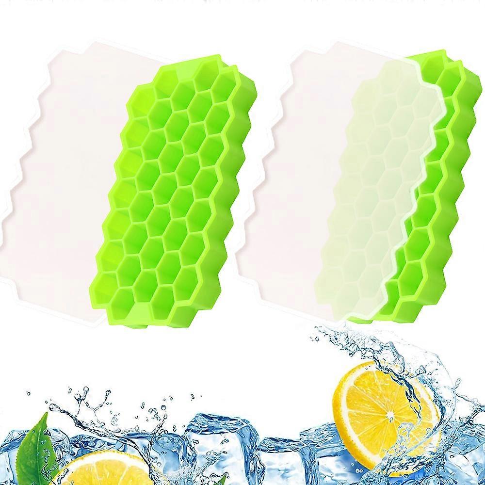 Flexible Ice Cubes Maker, Silicone Ice Cube Molds, Stackable