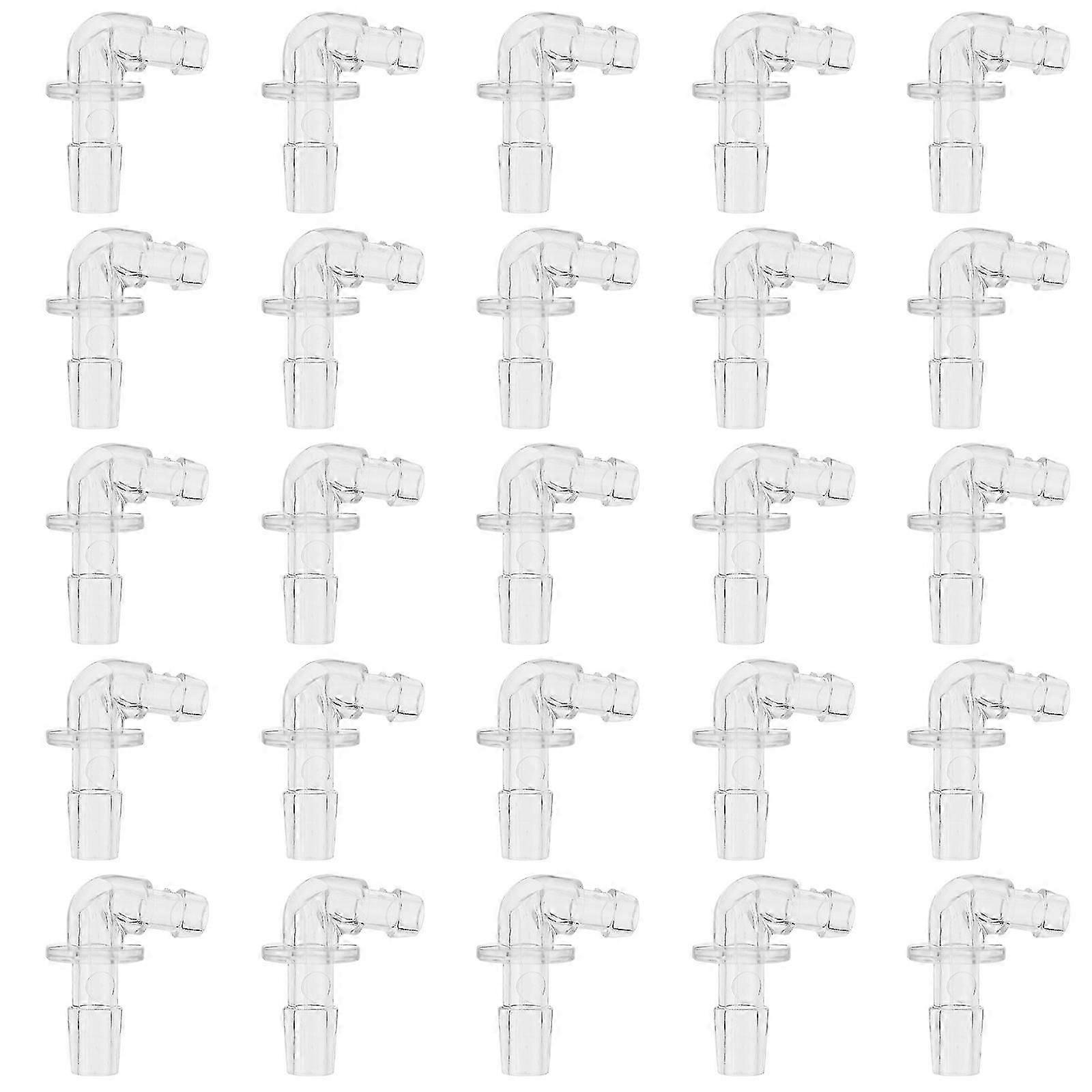 25pcs Plastic Hearing Amplifier Connectors Replacements Hearing Aid Parts