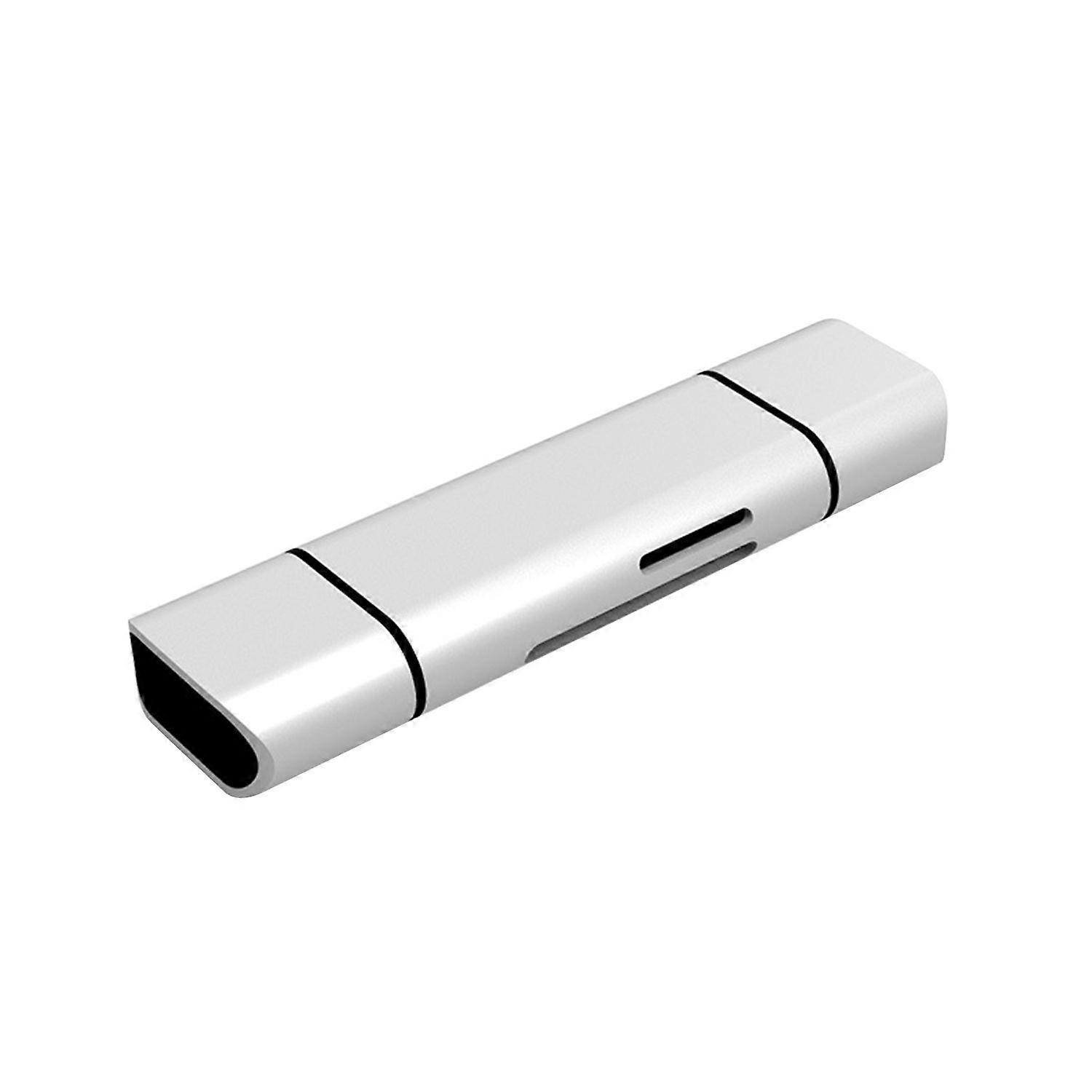 Portable Mini 3 In 1 Aluminium Alloy Card Reader Usb Type C Micro- Usb 3.0 Tf Sd Card Reader Suppor