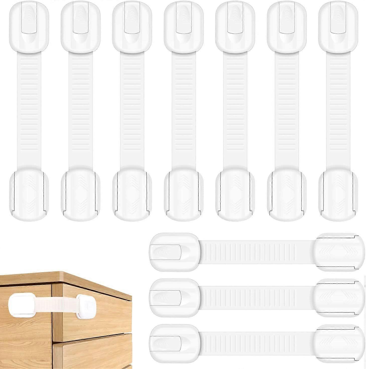 Childproof Cabinet Locks, Pack of 10
