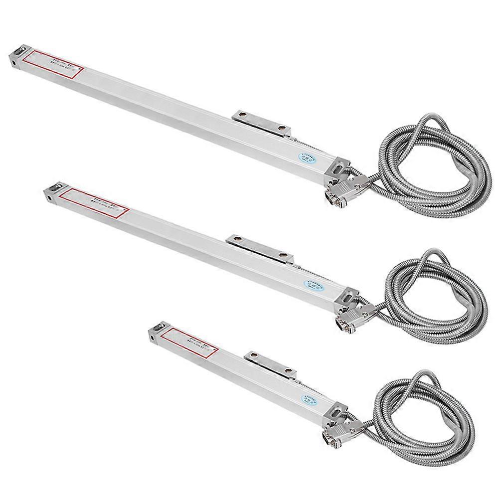 Lot de 3 encodeurs linéaires pour fraiseuse CNC JCS900-2AE/JCS900-3AE, lecture numérique 0-200 mm, 0-500 mm, 0-700 mm