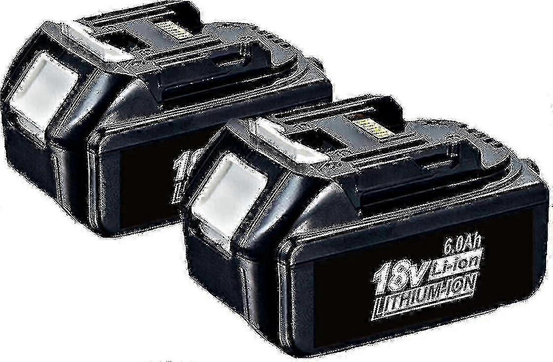 High quality2 Pack Compatible Makita 18v Battery 6.0 Ah Lxt Li-ion Bl1850b Bl1830b Bl1860b Cordless