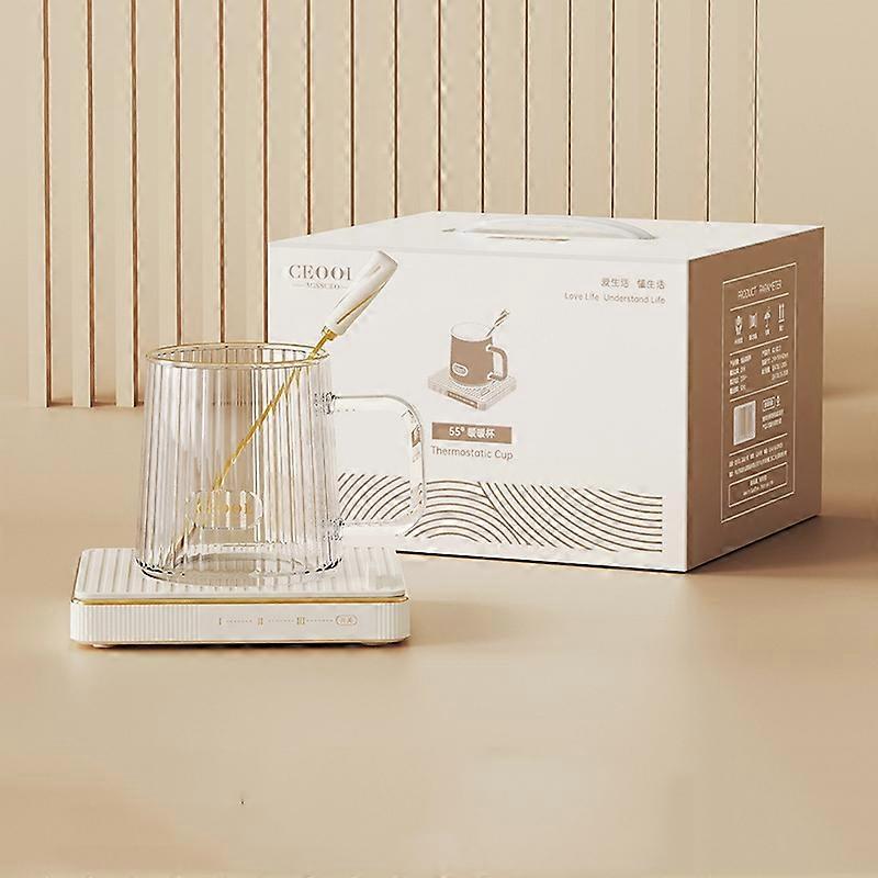 CEOOL Thermostatic Cup Electric Heating Coaster Coffee Thermal Cup Pad,CN Plug