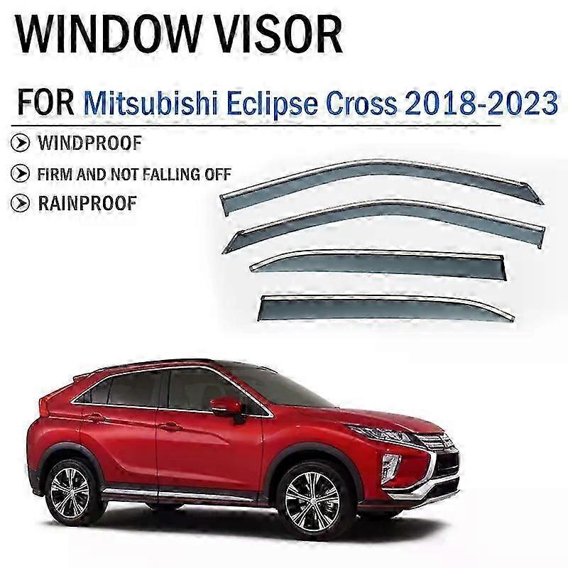 Applies To 2018-2023 For Mitsubishi Eclipse Cross Window Visor Deflector Visors Shade Sun Rain Guard Smoke Cover Shield Awning Trim