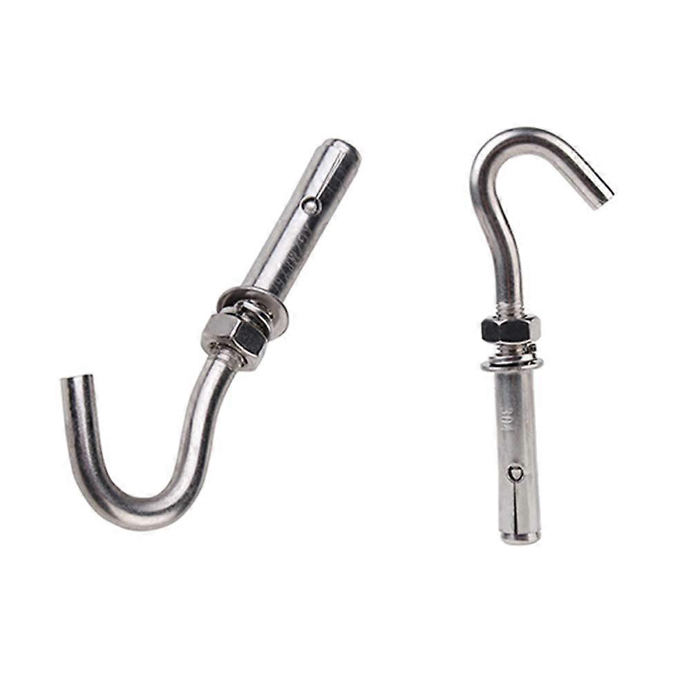Expansion Screw Bolts M12, M6, M8, M10, Silver Sleeve Anchor with Hook Nuts for Heavy-Duty Applications