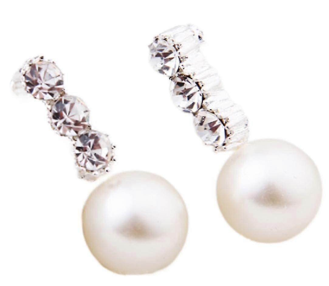 (magic Wand Pearl)korean Magic Wand Stud Earrings