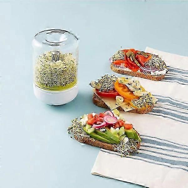 Sprouter germination grow kit Sprouted potting cans tool (PrettyJ)