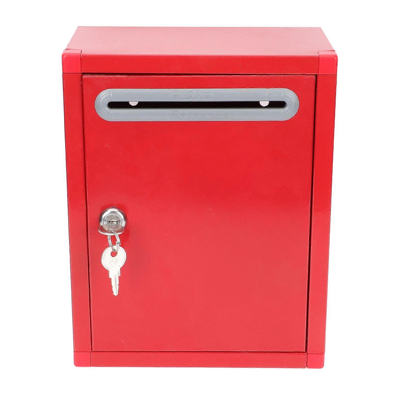 Stainless Steel Donation Box Public Reports Box Practical Voting Box Suggestion Box