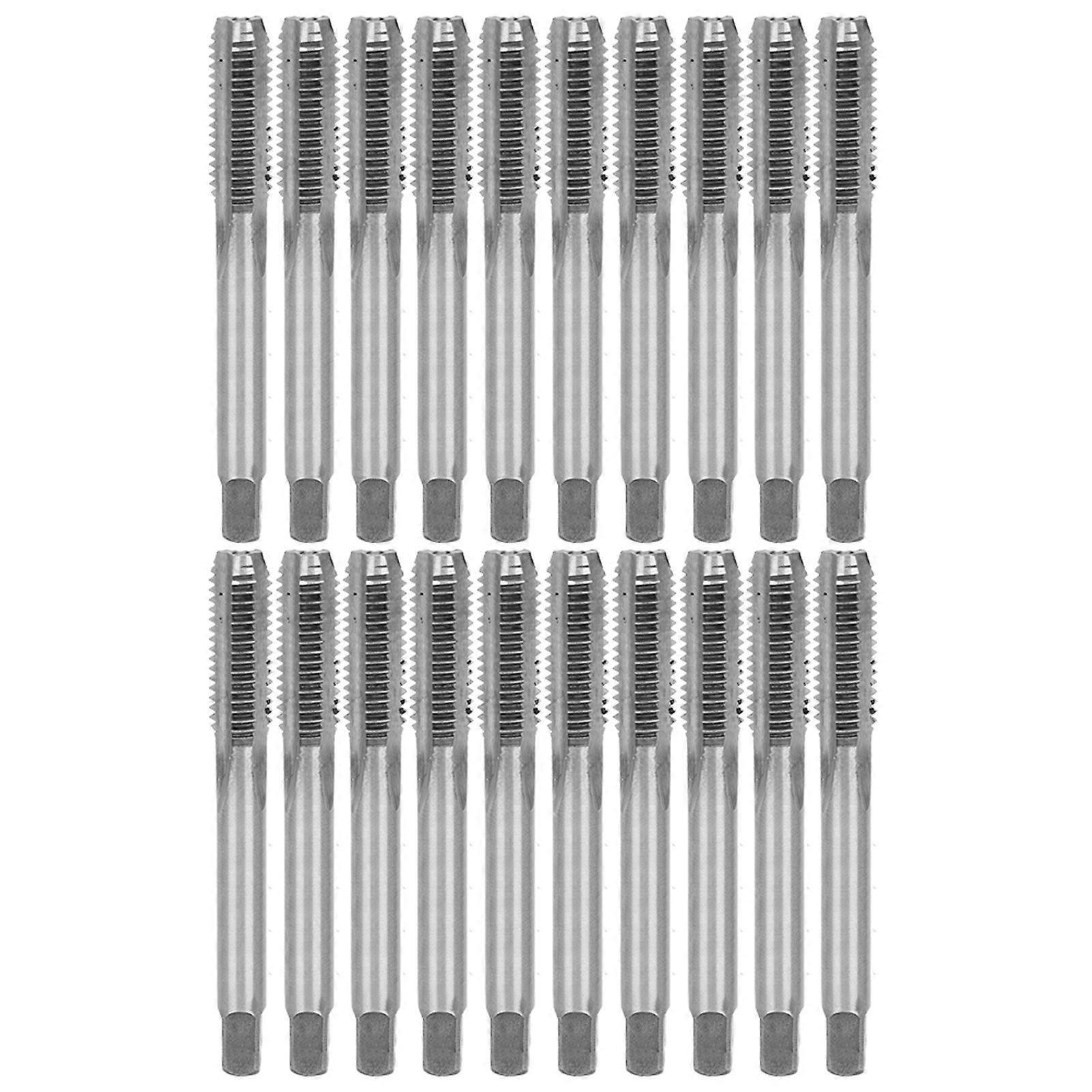 20PCS M8 Alloy Tool Steel Metric Hand Tap Screw Thread Tapping Hand Tool