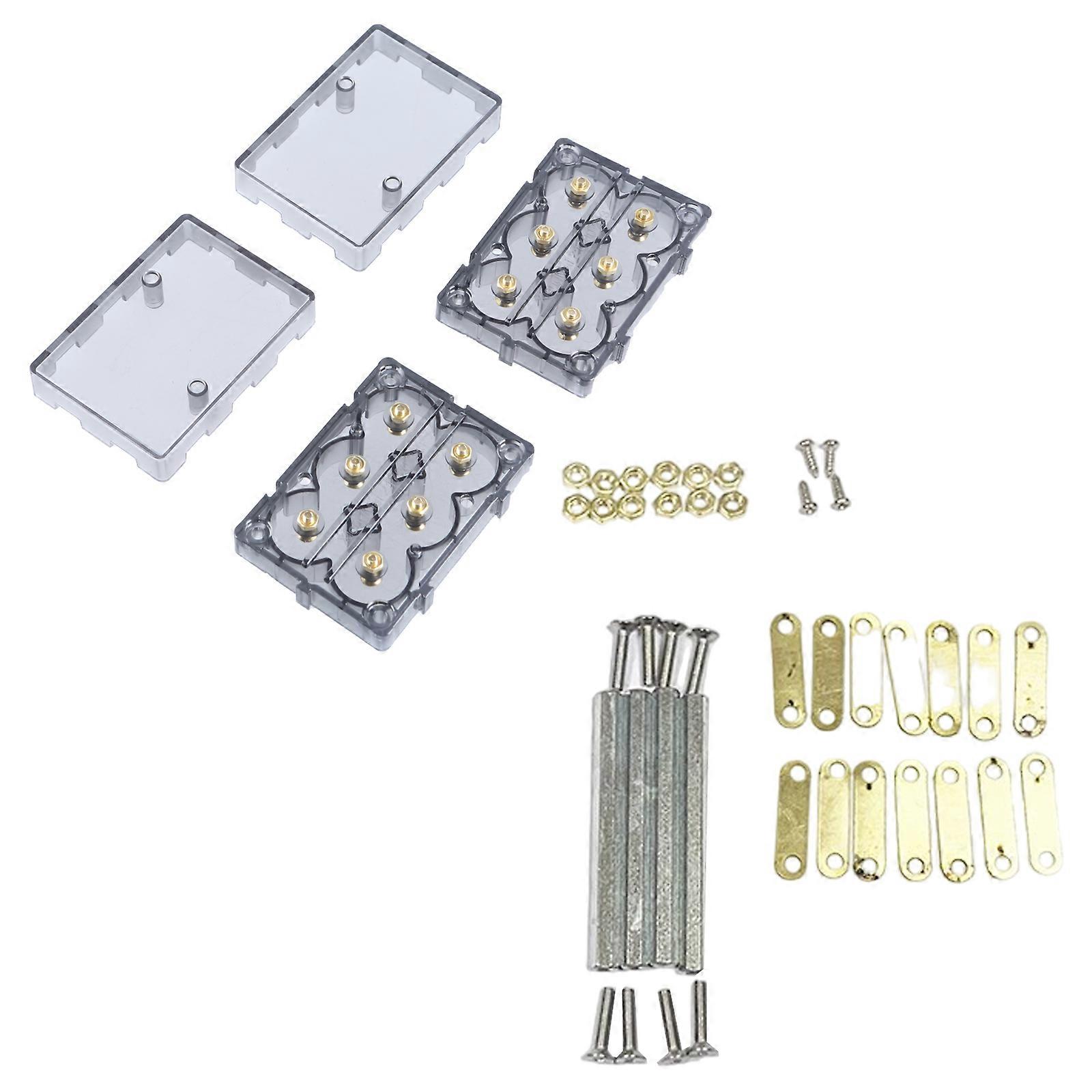 Energy Storage Kit Splicable 21700 Battery Holder Case Box Bracket Slot PC+ABS Support 1S8P 2S4P 4S2P 8S1P