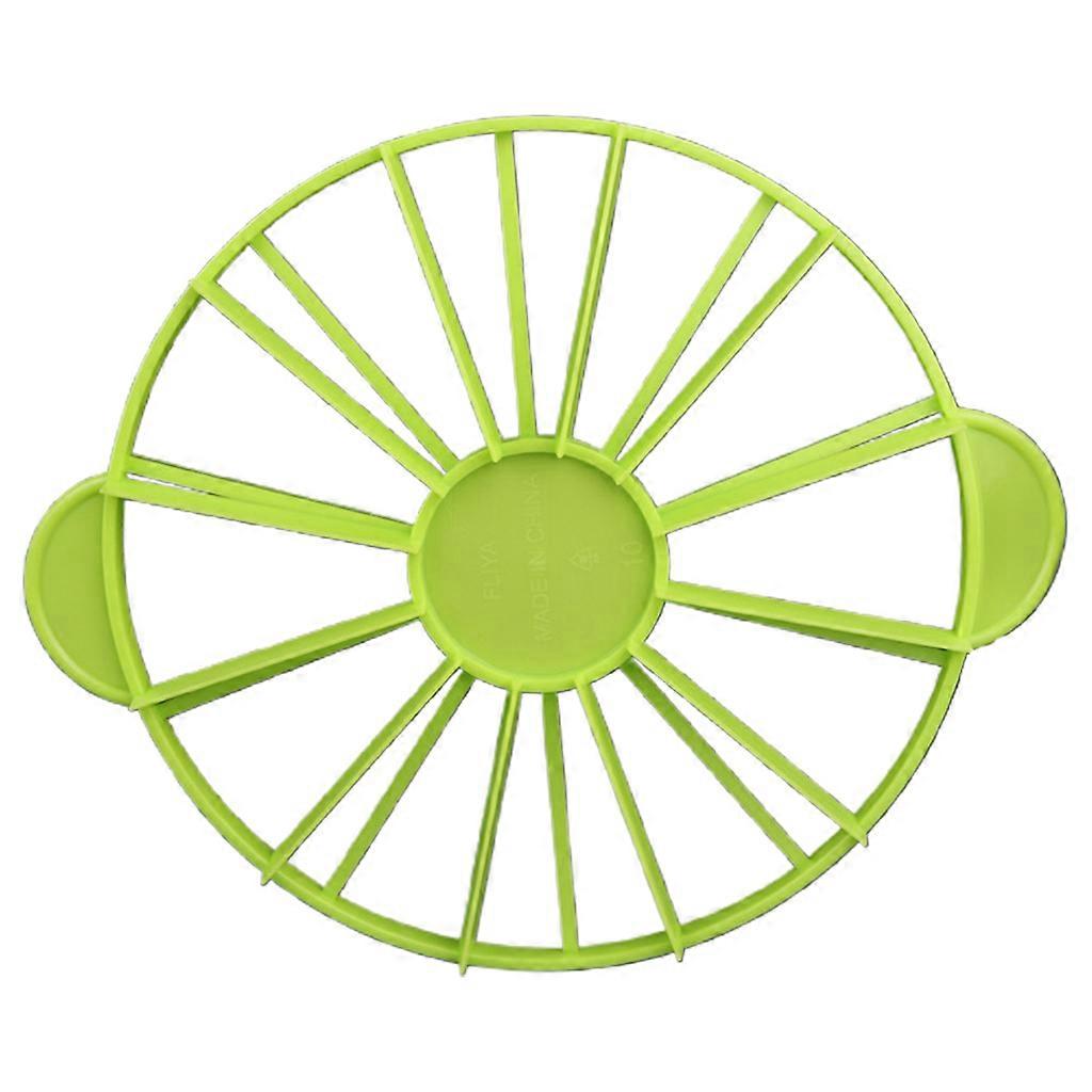 Baking Cake Slicers Household Pies Cakes 10/12 Pieces Slicer Cutter Round Equal Portion Marker Divider Baking Tool Green