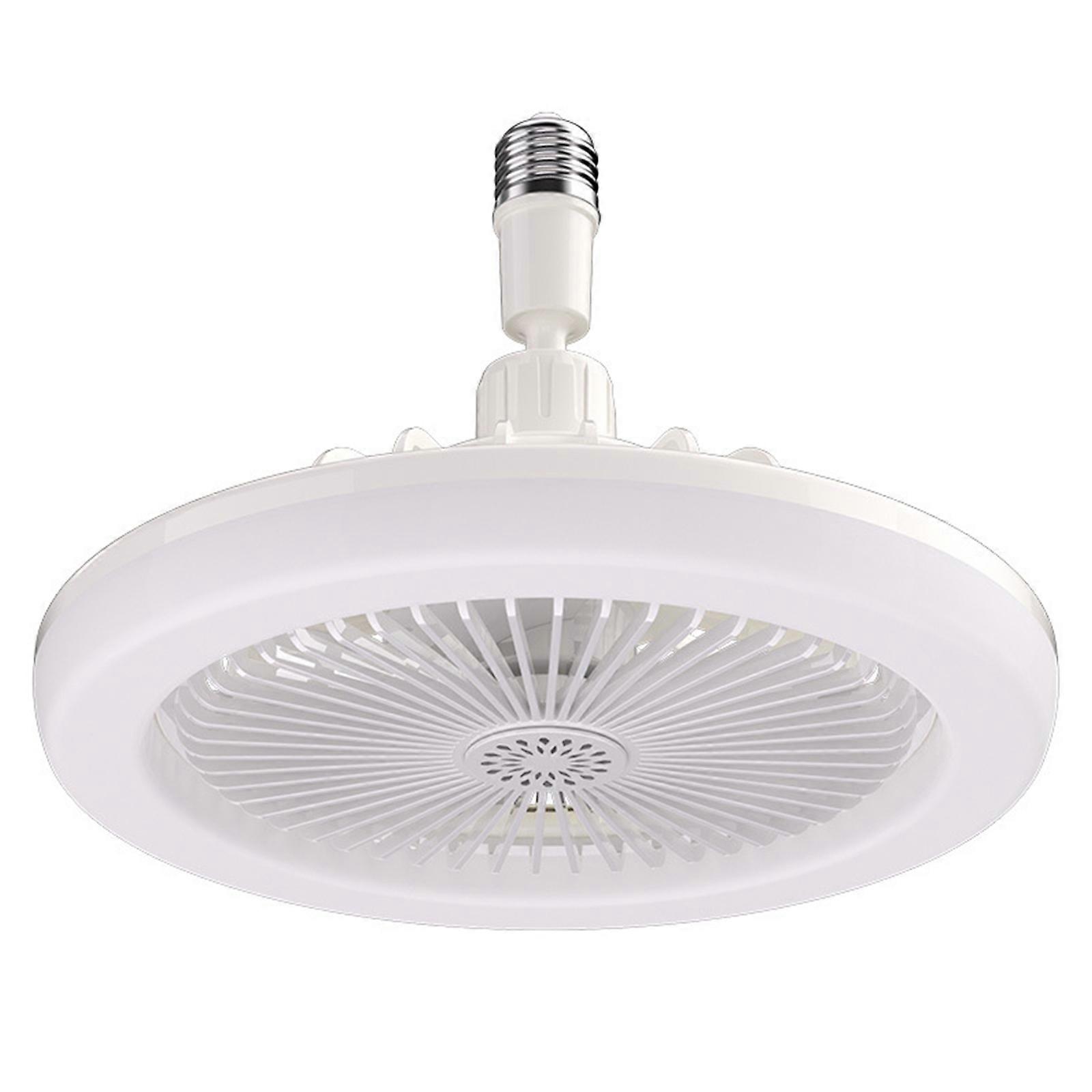 30W LED Ceiling Fan Light E27 Multifunction Three Working Modes Ventilator Lamp with Aromatherapy Tablets  White