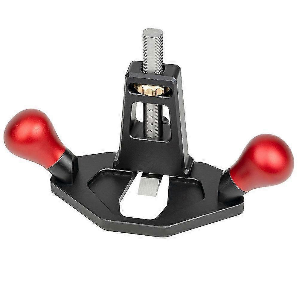 Woodworking Bottom Cleaning Planer Maching Anodized Processing Planer with Brass Nut Depth Adjustment Function