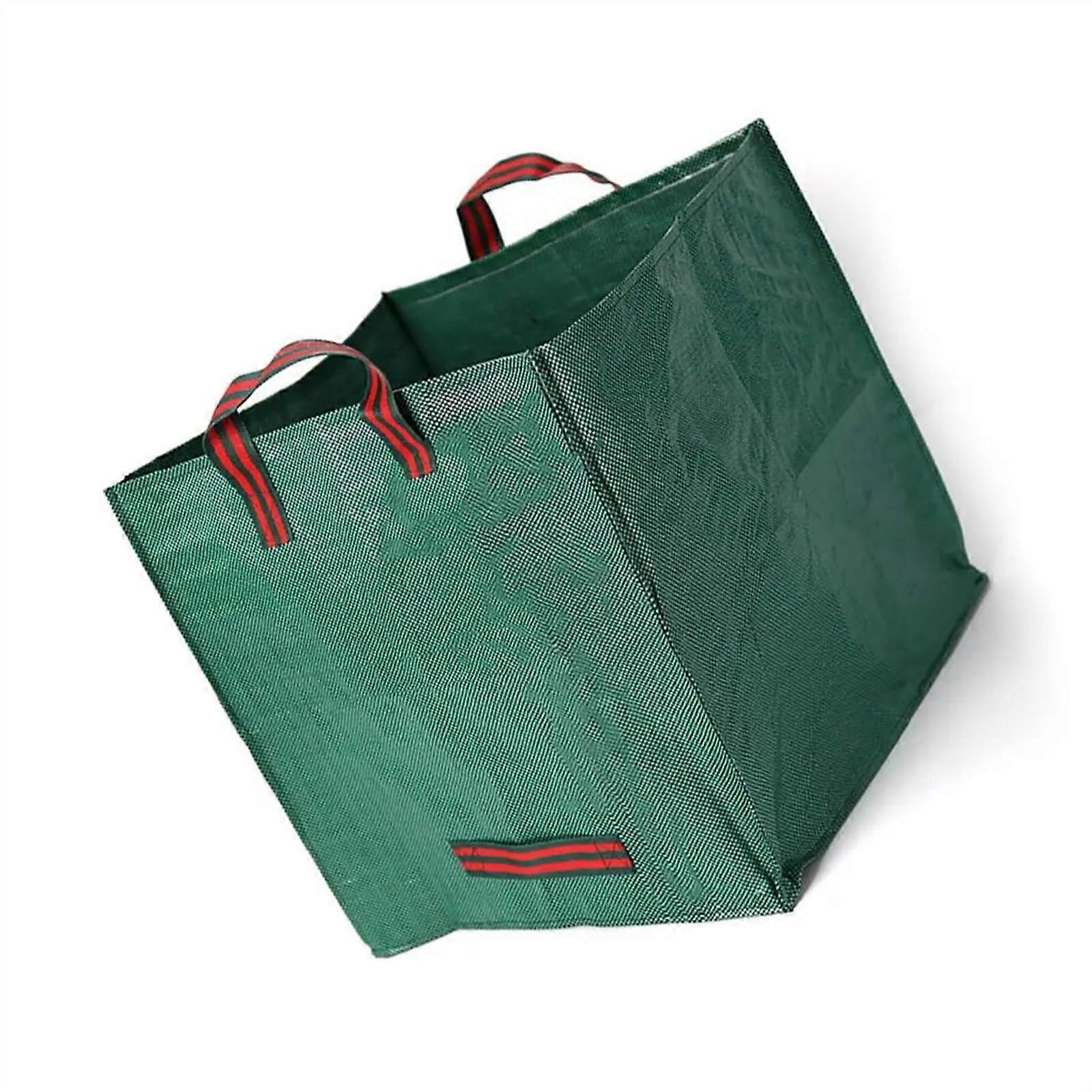 Garden Waste Bag with Handles, Reusable Foldable Trash Container for Garden Debris, Heavy-Duty Lawn Tool Storage
