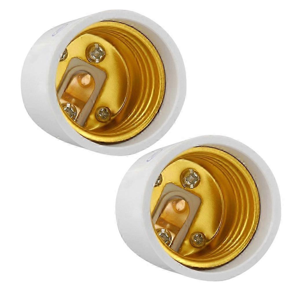 2 PCS LED Light Bulb Light Bulb Socket Adapter E27 Socket E27 Converter Screw Light Bulb Adapter