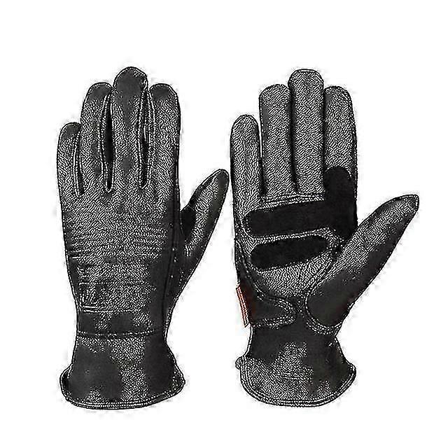 قفازات جلد البقر للدراجات النارية | قفازات دراجة نارية جلد البقر | قفازات جلدية Ozero رجال - قفازات -