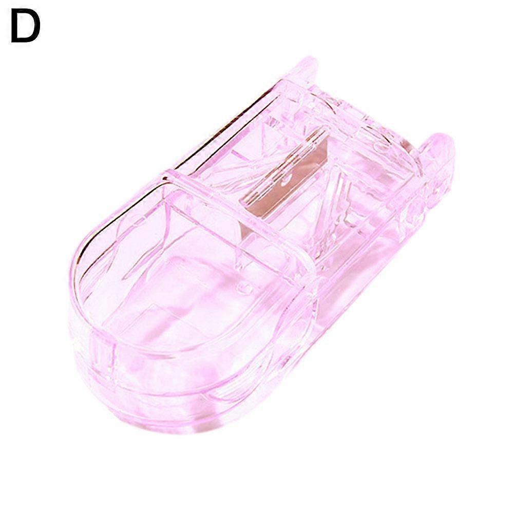 Pink (D)$ New type of medicine box cutter, medicine splitter, medicine splitter for the elderly, medicine splitter, pill cutter