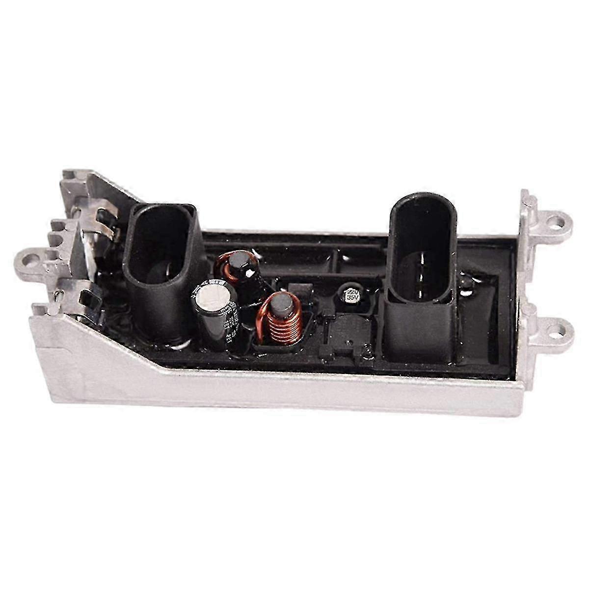 Fan Motor Resistor for A8 D3 4E2 4E8 2002-2010 Blower Regulator 4E0820521B/A Black Silver