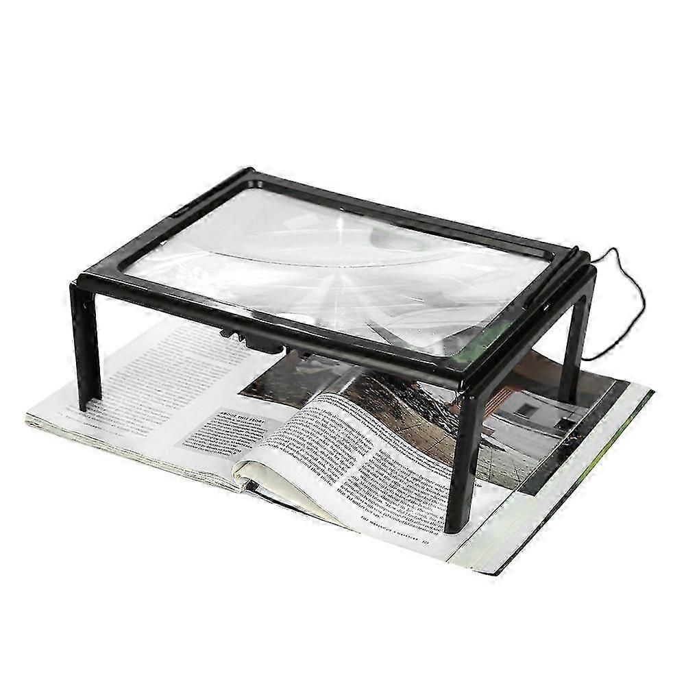 2025 LED Magnifying Ultra Slim A4 Full-Page Magnifier Glass for Reading and Magnifying
