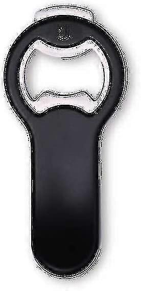 キャップキャッチャー付き2-in-1磁気ボトルオープナー - 簡単に保管できる冷蔵庫マウント - 1パック