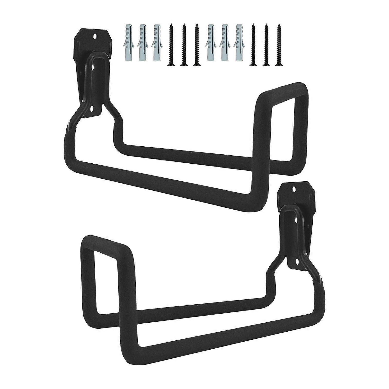 Stable garage hangers for bicycles and ropes, water pipe holders, workshop, storage solution, garden tools, brackets, 2 pieces