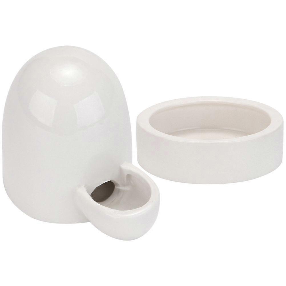 1 Set Poultry Chicken Drinker Feeder Chicken Food Feeder Water Feeding Container Bowl