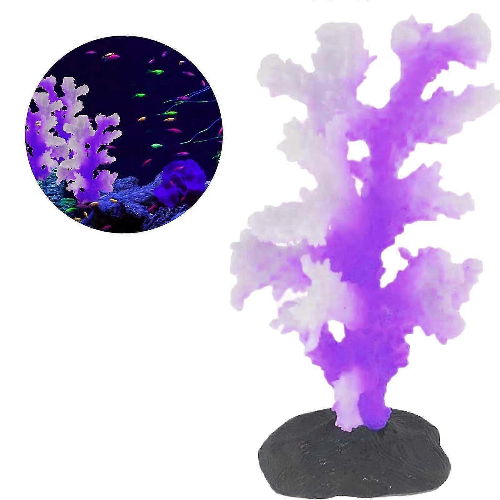 Aydınlık mercan bitkisi dekorasyonu - balık tankları ve akvaryumlar için ideal süs