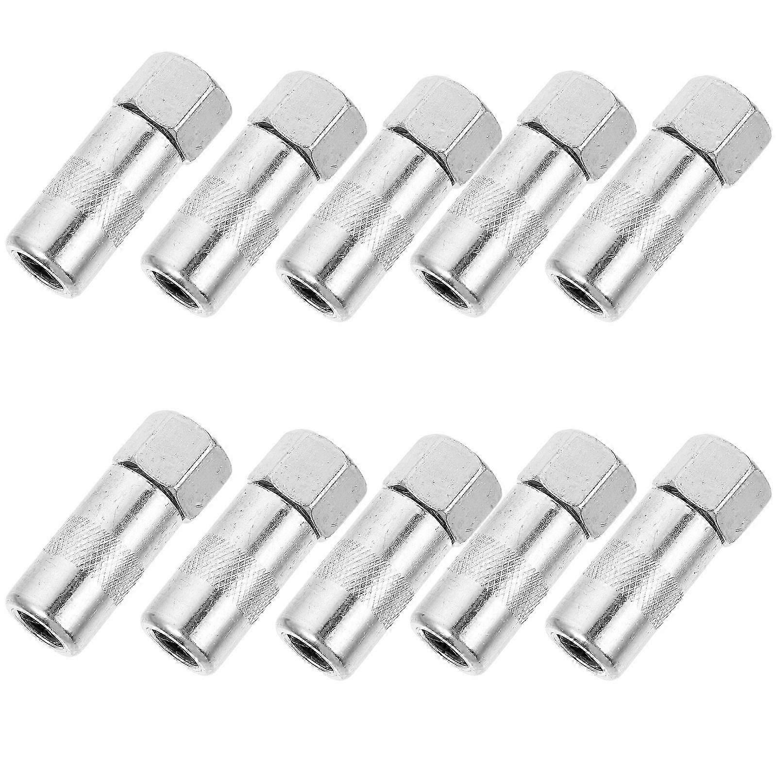 10Pcs Durable 4 Jaw Type Grease Replacement Nozzle Practical Grease TipHigh Hardness Grease Sprayer Coupler