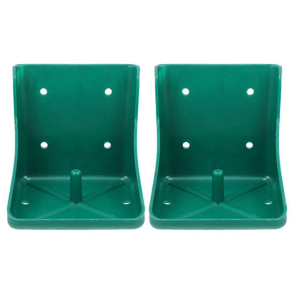 Nutrition Lick Brick Box Cattle Sheep Salt Block Holder Animal Feeding Cube Shape Durable 20.00X20.00X20.00CM 2Pcs