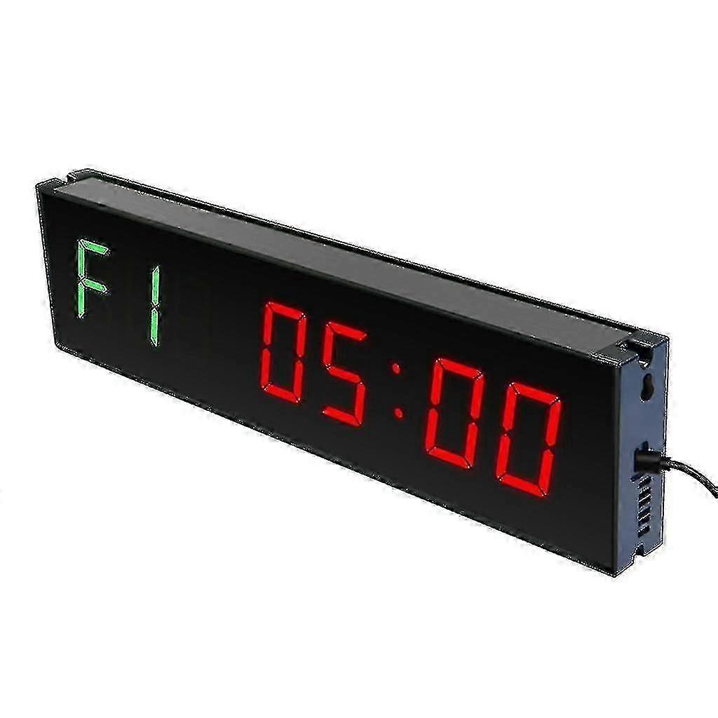 Interval Countdown/Up Gym Timer - Large Digital Stopwatch for Workouts & Fitness Training