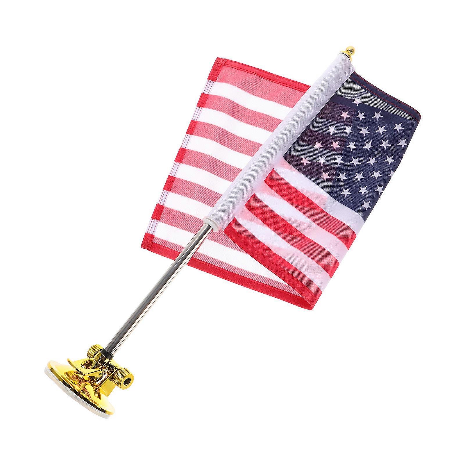 Flag Pole Hardware Support with Base for National Day Celebration 1Set