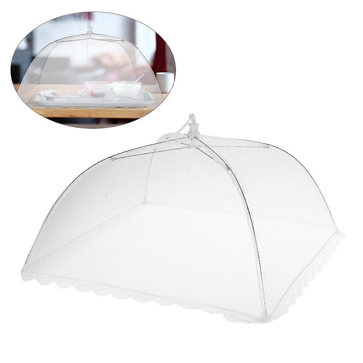 Food Net Cover Dome Tent Umbrella for Home Kitchen and Picnic Reusable 6Pcs